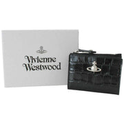 vivienne-westwood-embossed-croc-slim-flap-card-holder---black-35450756