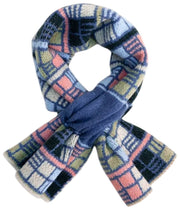 Pudrowy szalik Dani Cosy - Denim Mix Blue
