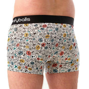 Comfyballs Cotton Regular Boxer - Smiley White