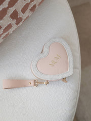 Pudełko na biżuterię Stackers Heart Travel Mum - róż/złoto