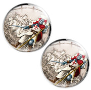 Bassin and Brown Knights Templar Mankiety - szary/niebieski/czerwony