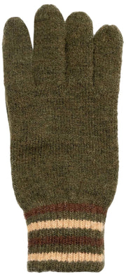 Rękawiczki Dents Salcombe Rib Knit - oliwkowa zieleń