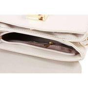 David Jones Half Flap Shoulder Bag - Creamy White