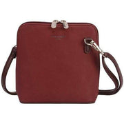 David Jones Small Dome Crossbody Bag - Bordeaux Burgundy