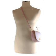 David Jones Small Full Flap Turnlock Across Body Bag - Pink