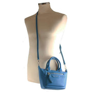 David Jones Small Grab Handbag - Blue Jean