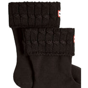 hunter-recycled-6-stitch-cable-short-boot-socks---black-34596829