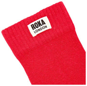 Skarpetki Roka Wimbledon Crew - Scarlet Red