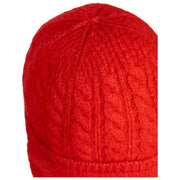 Czapka typu Beanie Dents Cable Knit - Berry Red