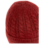 Czapka typu Beanie Dents Cable Knit - bordowa