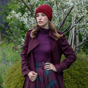 Czapka typu Beanie Dents Cable Knit - bordowa