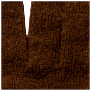 Rękawiczki Dents Knitted Stripe Cuff - czekoladowy brąz