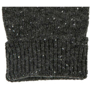 Dents Lymington Fingerless Knitted Gloves - Charcoal Grey