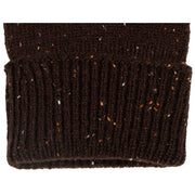 Dents Lymington Fingerless Knitted Gloves - Chocolate Brown