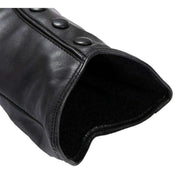 Dents Margot Wool-Lined Leather Gloves - Black