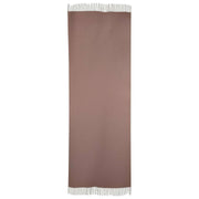 Gładki szal Pashmina Dents - brąz cappuccino