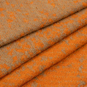 Dwustronny szalik w kolorze Ombre Speckle Dents - Dyniowo-Pomarańczowy