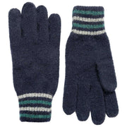 Rękawiczki Dents Salcombe Rib Knit - granatowe