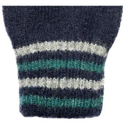 Rękawiczki Dents Salcombe Rib Knit - granatowe