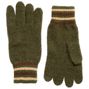 Rękawiczki Dents Salcombe Rib Knit - oliwkowa zieleń