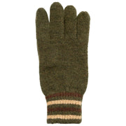 Rękawiczki Dents Salcombe Rib Knit - oliwkowa zieleń