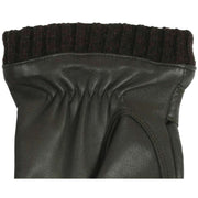 Dents Sherborne Knitted Cuff Touchscreen Leather Gloves - Brown