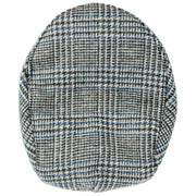 Płaski kaszkiet Dents Stanwick Tweed - niebieski