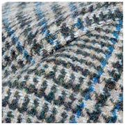 Płaski kaszkiet Dents Stanwick Tweed - niebieski