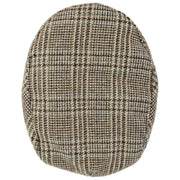Płaski kaszkiet Dents Stanwick Tweed - brązowy