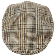 Płaski kaszkiet Dents Stanwick Tweed - brązowy