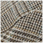 Płaski kaszkiet Dents Stanwick Tweed - brązowy