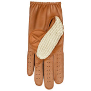 Skórzane rękawiczki do jazdy Dents The Suited Racer Hatcher – Cognac Tan