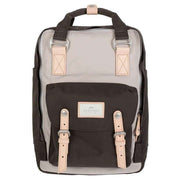 Doughnut Macaroon Backpack - Ivory Grey/Expresso Brown