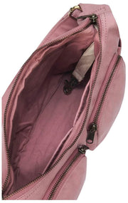Torba na ramię Hindbag Emile z wieloma kieszeniami - różowy