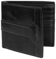 Dwufoldowy portfel Dents Itchen - czarny