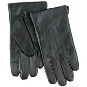 isotoner-smartouch™-water-repellent-3-point-leather-gloves---black-34518559