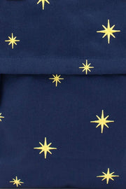 Kind Bag London Hackney haftowany średni plecak - Navy Stars