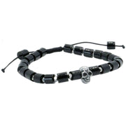 david-van-hagen-skull-bead-agate-bracelet---black-34515574
