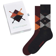 burlington-basic-argyle-gift-box-socks---claret-burgundyblack-34312113