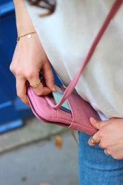 Torba na telefon Hindbag Bill - pudrowy róż