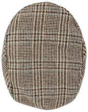 Płaski kaszkiet Dents Stanwick Tweed - brązowy