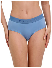 Dwupak hipsterskich fig Falke Daily Comfort – niebieski/beżowy