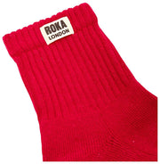 Skarpety Roka Windsor Solid Crew - Scarlet
