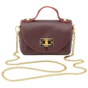 Mini torba bambusowa Elie Beaumont - bordowa