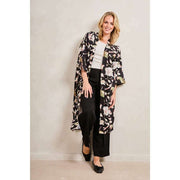 Długie kimono Elie Beaumont Serendipity - Black Meadow