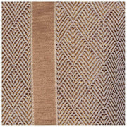 Letnia torba materiałowa Elie Beaumont - czarny geometryczny splot koszykowy