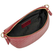 Tkana torba na ramię Elie Beaumont - Oxblood Red
