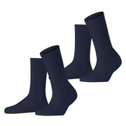 Esprit Basic Tennis 2 Pack Socks - Navy