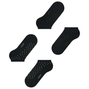 Esprit Fine Dot 2 Pack Sneaker Socks - Black