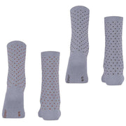 Esprit Fine Dot 2 Pack Socks - Blue Fog